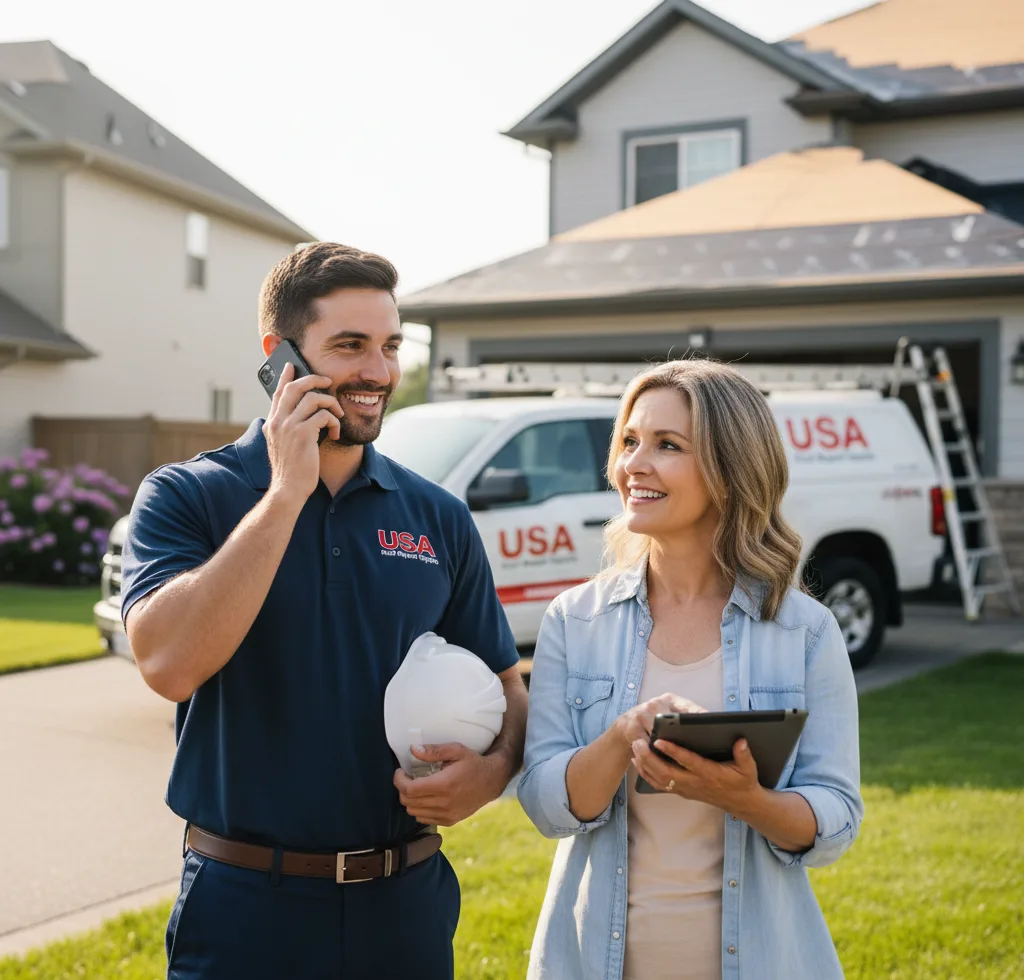 USA Roof Repair Experts customer support in Easthampton